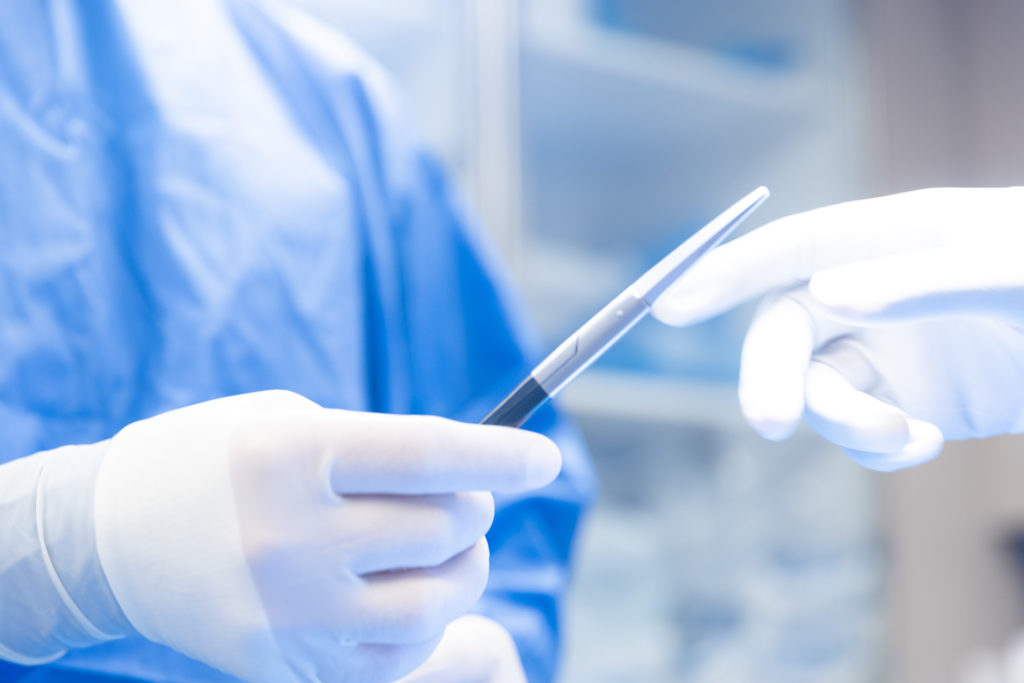 Dr. Stein Surgical tool is being passed